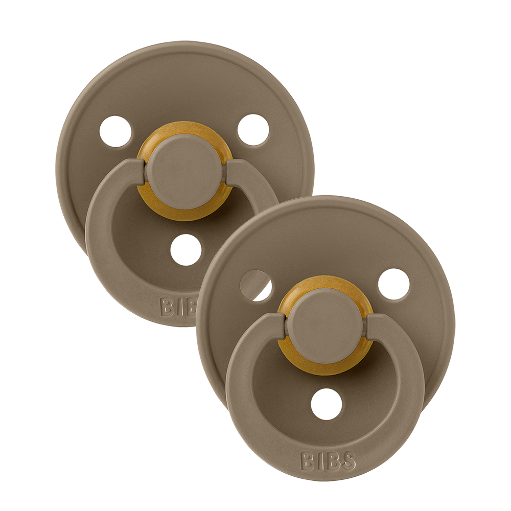 Colour Pacifiers 2 Pack - Dark Oak/Dark Oak