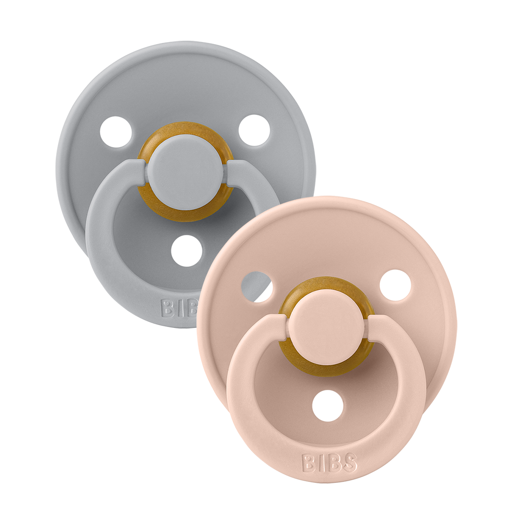 Colour Pacifiers 2 Pack - Cloud/Blush