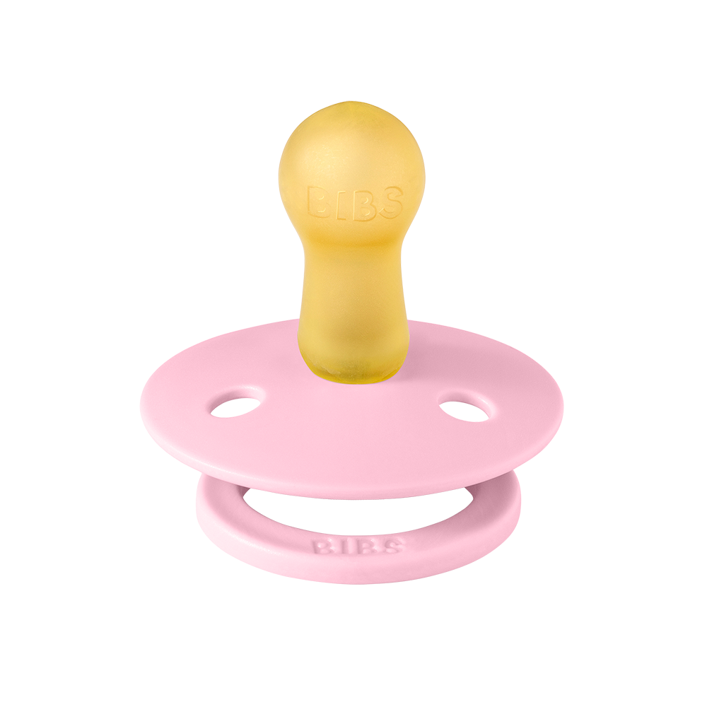 Colour Pacifiers 2 Pack - Baby Pink/Baby Pink