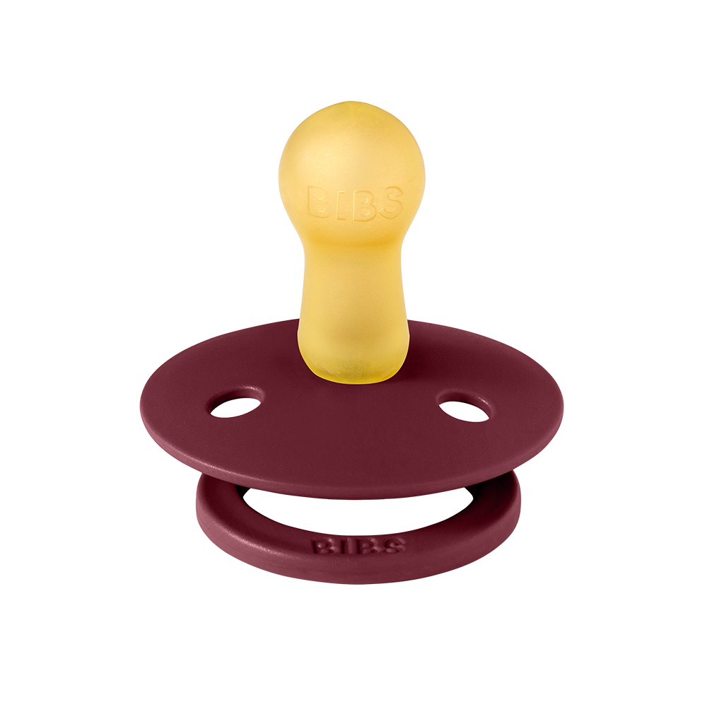 Colour Pacifiers 2 Pack - Dusty Pink/Elderberry