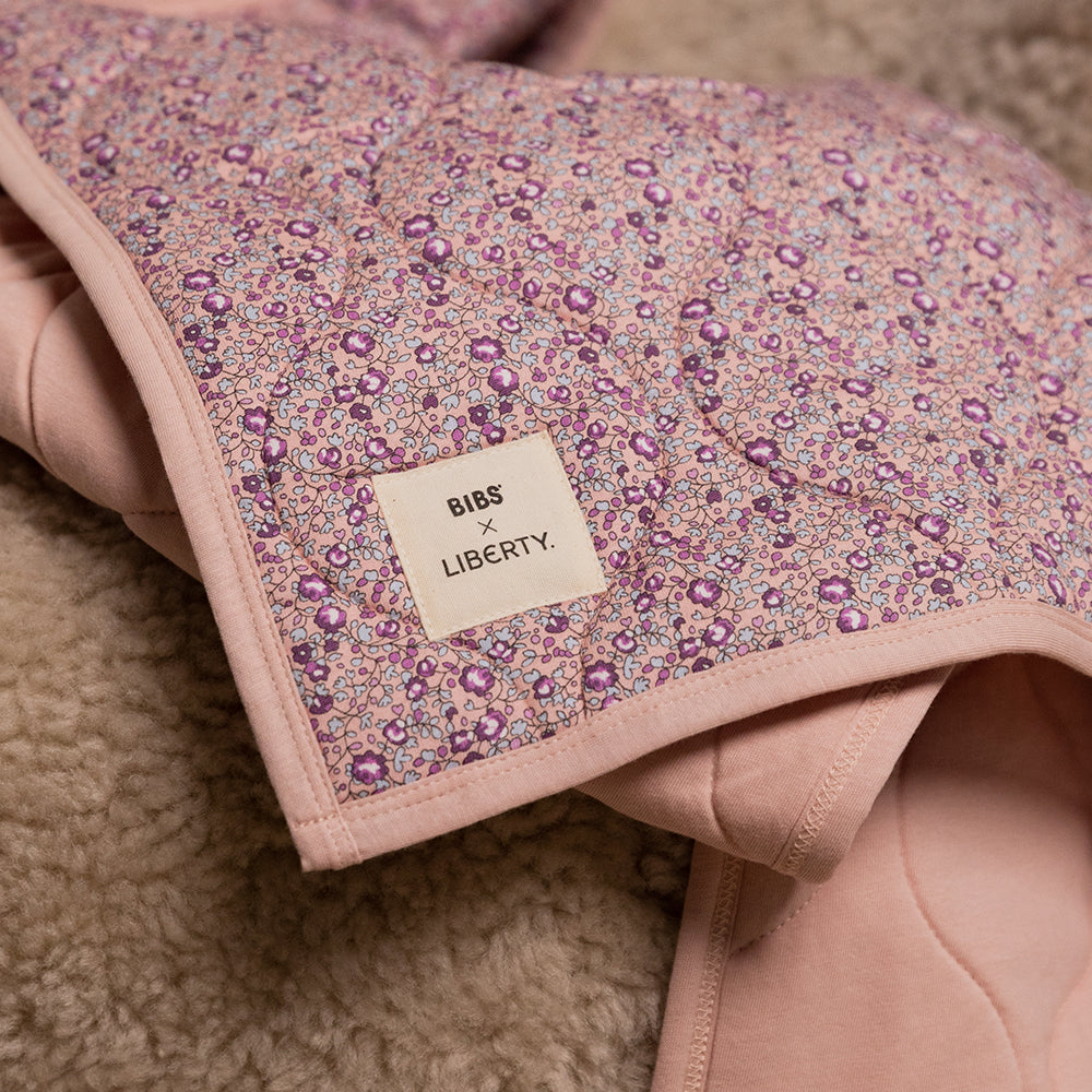 BIBS x LIBERTY Quilted Blanket Eloise - Blush