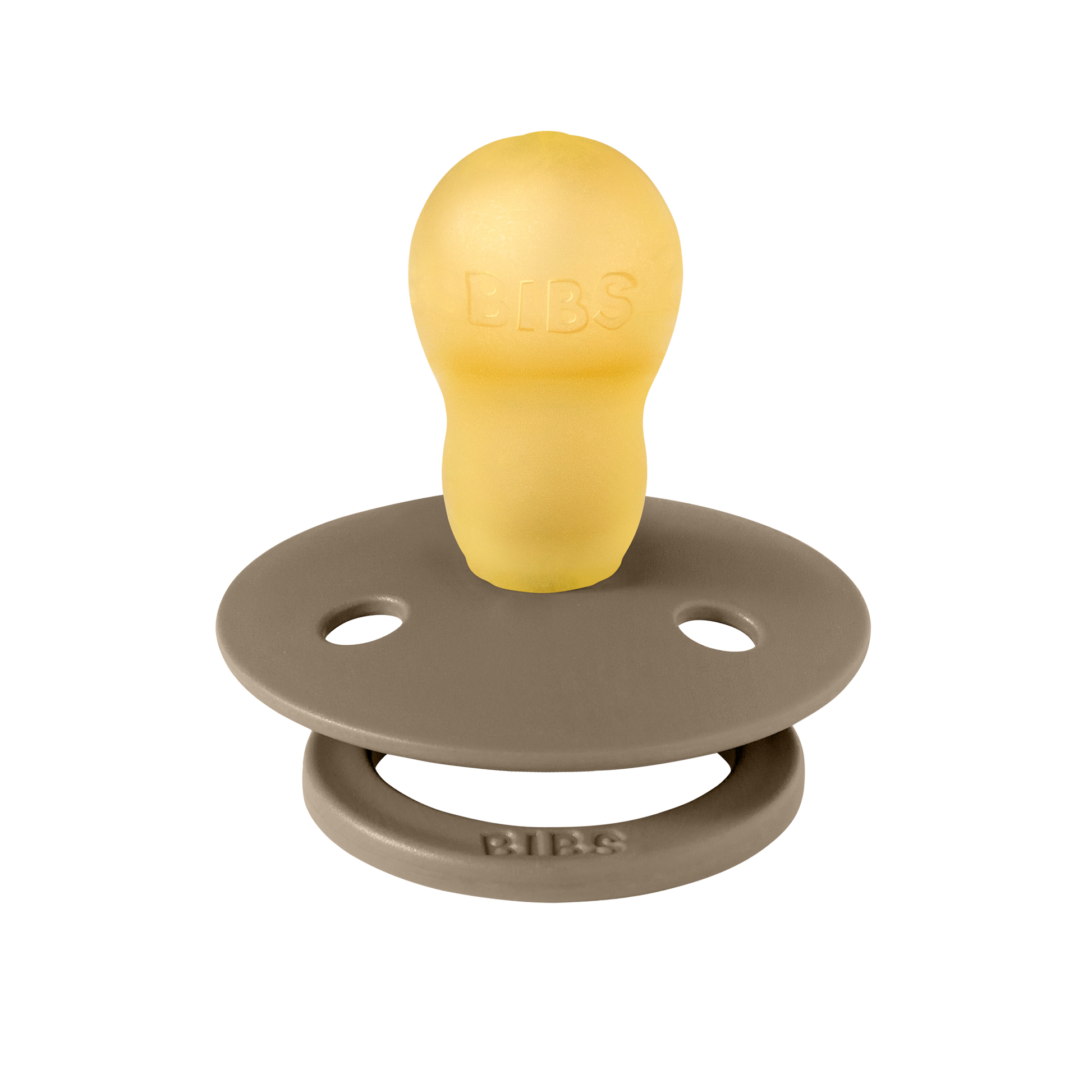 Colour Pacifiers 2 Pack - Vanilla/Dark Oak