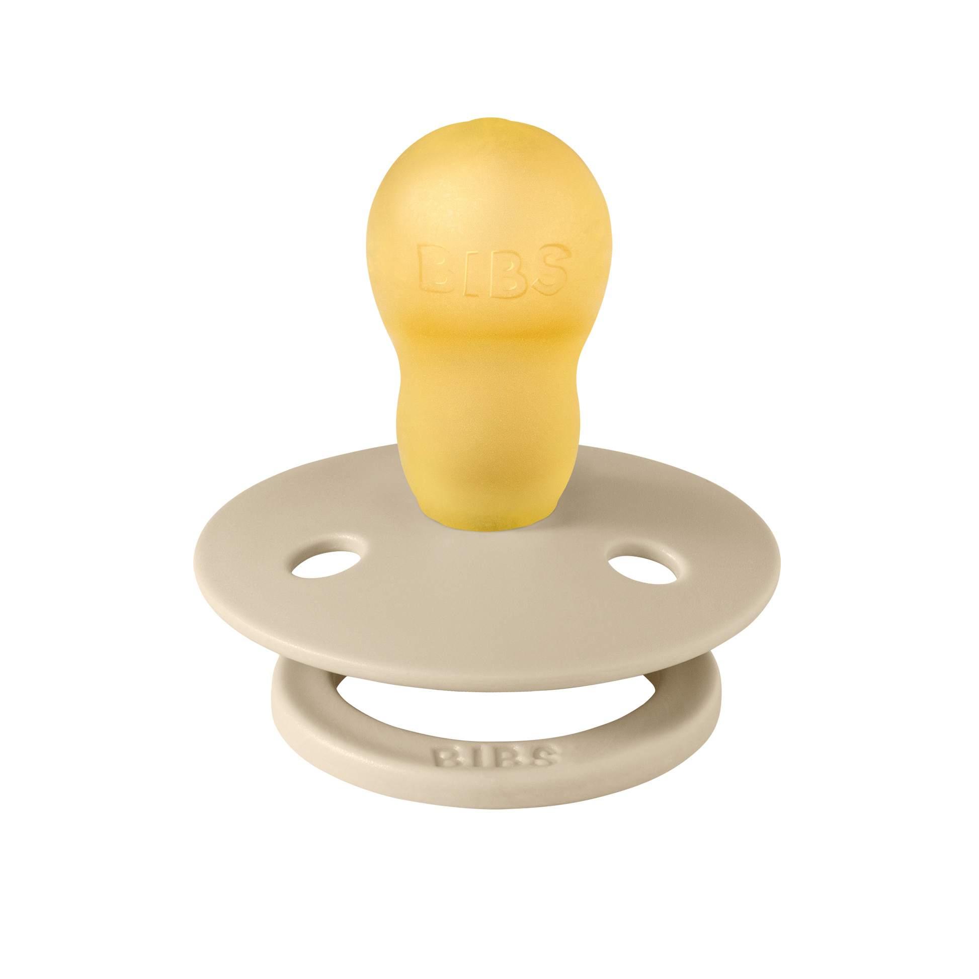 Colour Pacifiers 2 Pack - Vanilla/Dark Oak