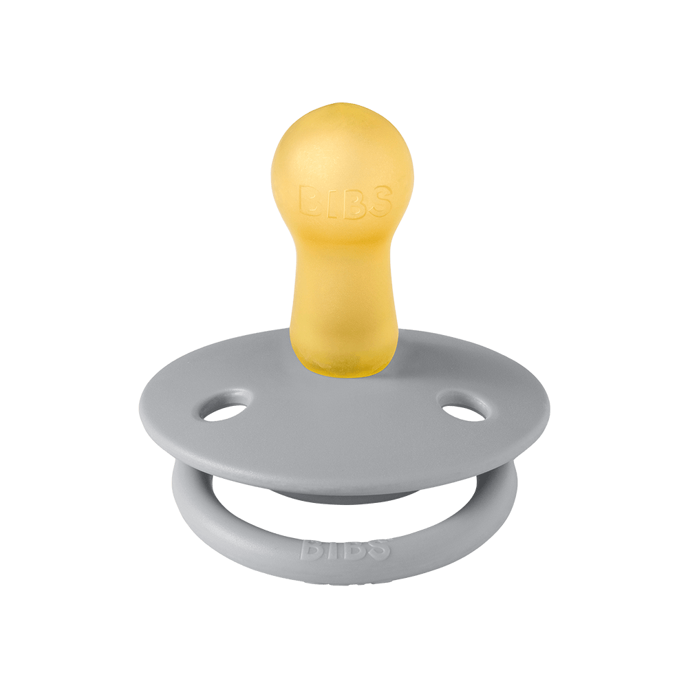 De Lux Pacifiers 2 Pack - Cloud/Black