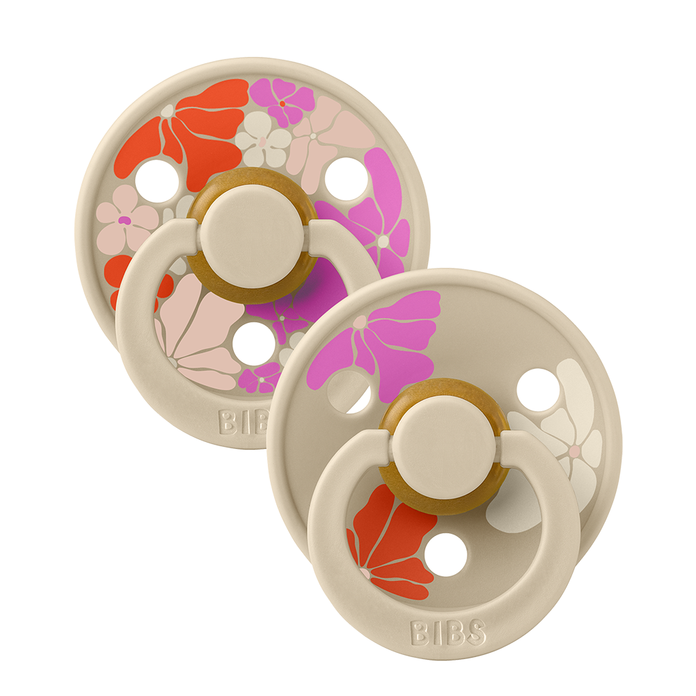 STUDIO Colour Pacifiers 2 Pack Morning Bloom - Vanilla Mix