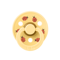 STUDIO Colour Pacifier Ladybug Friends - Pale Butter - Bibsworld store US