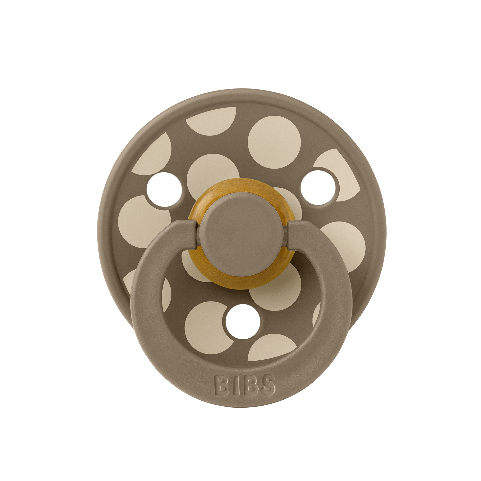 STUDIO Colour Pacifier Polka - Dark Oak/Vanilla
