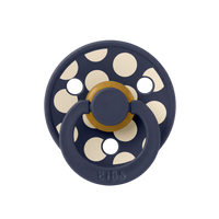 STUDIO Colour Pacifier Polka - Deep Space/Ivory