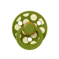 STUDIO Colour Pacifier Polka - Wasabi/Luna