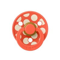 STUDIO Colour Pacifier Polka - Tango/Ivory