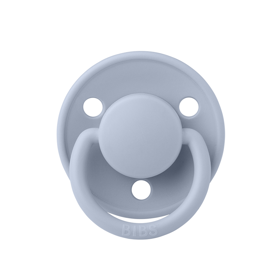 De Lux Pacifiers 2 Pack - Dusty Blue/Steel Blue