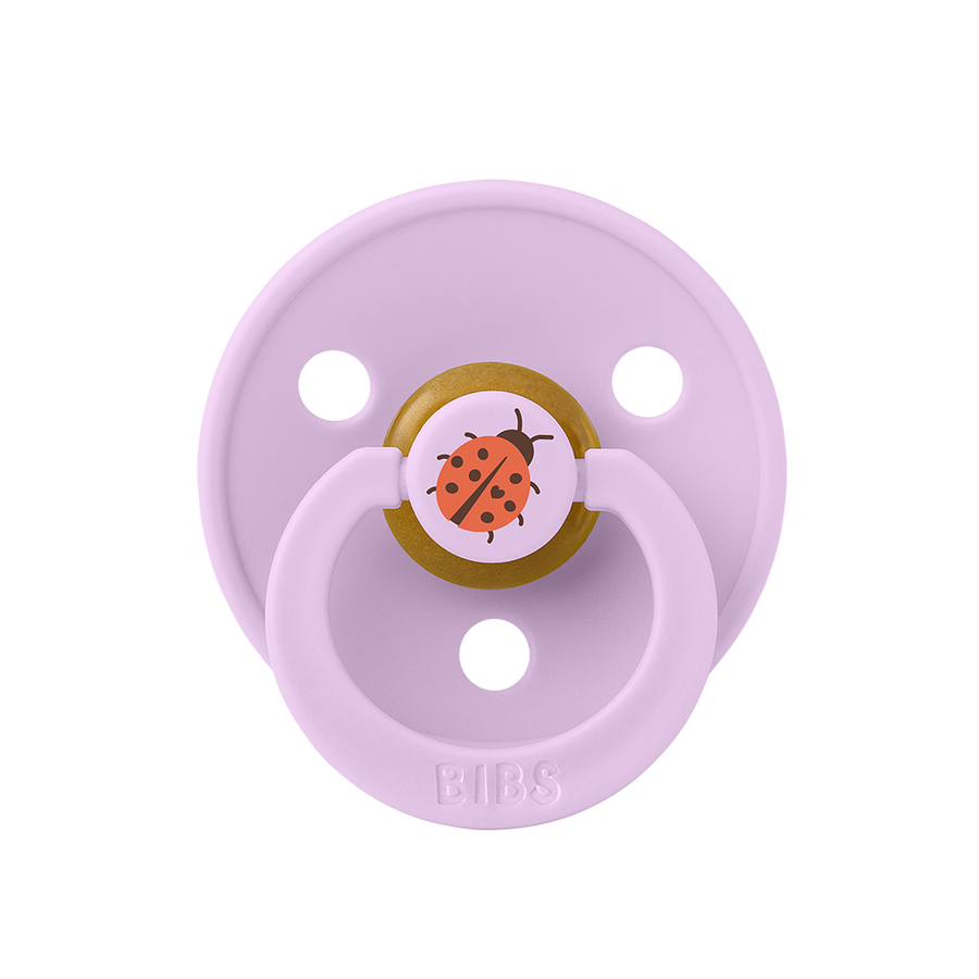 STUDIO Colour Pacifier Ladybug - Violet Sky