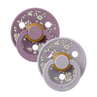 BIBS x LIBERTY Colour Pacifiers 2 Pack Capel - Fossil Grey Mix - Bibsworld store US