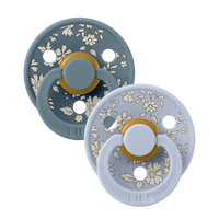 BIBS x LIBERTY Colour 2 Pack Capel - Dusty Blue Mix - BIBS