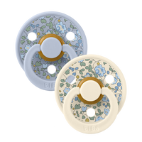 BIBS x LIBERTY Colour Pacifiers 2 Pack Eloise - Dusty Blue Mix - Bibsworld store US