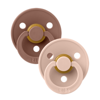 BIBS Colour 2 PACK Woodchuck/Blush