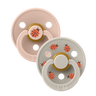 STUDIO Colour Pacifiers 2 Pack Ladybug - Blush/Sand - Bibsworld store US