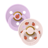 STUDIO Colour Pacifiers 2 Pack Ladybug - Violet Sky/Petal - Bibsworld store US