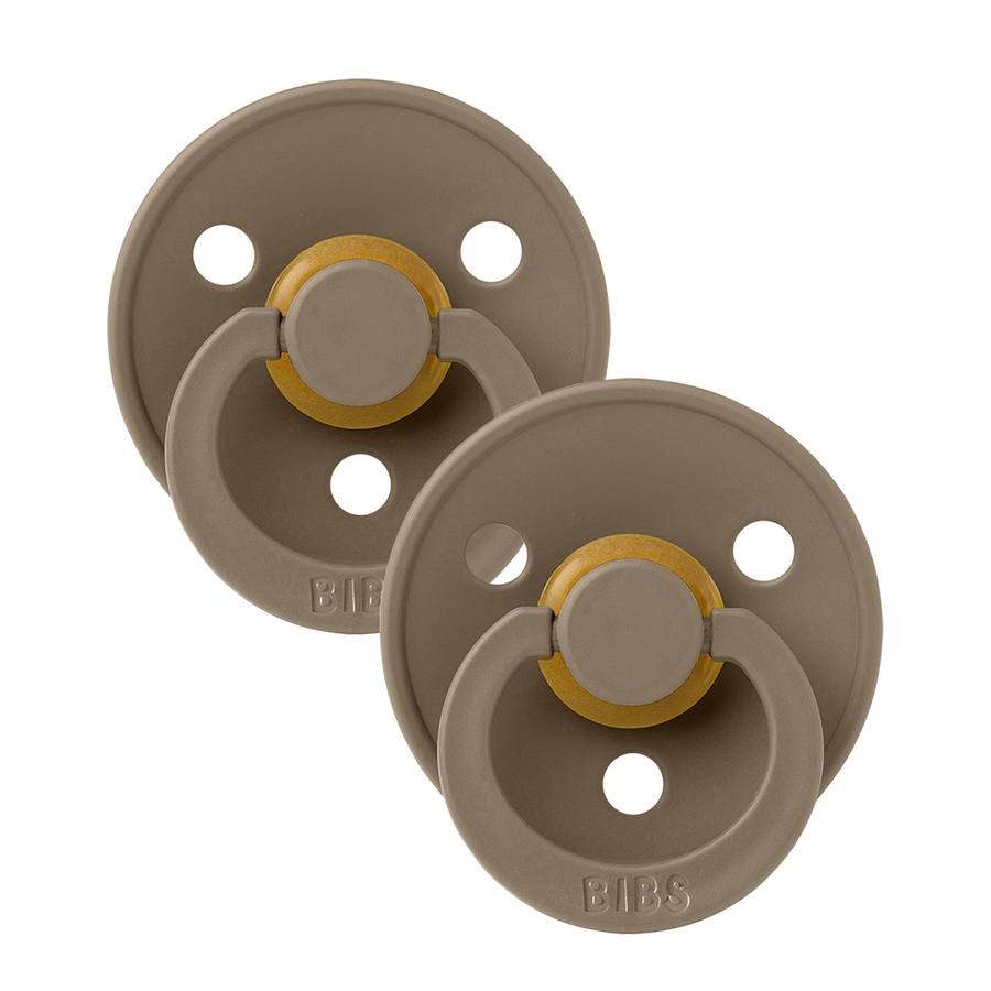 Colour Pacifiers 2 Pack - Dark Oak/Dark Oak