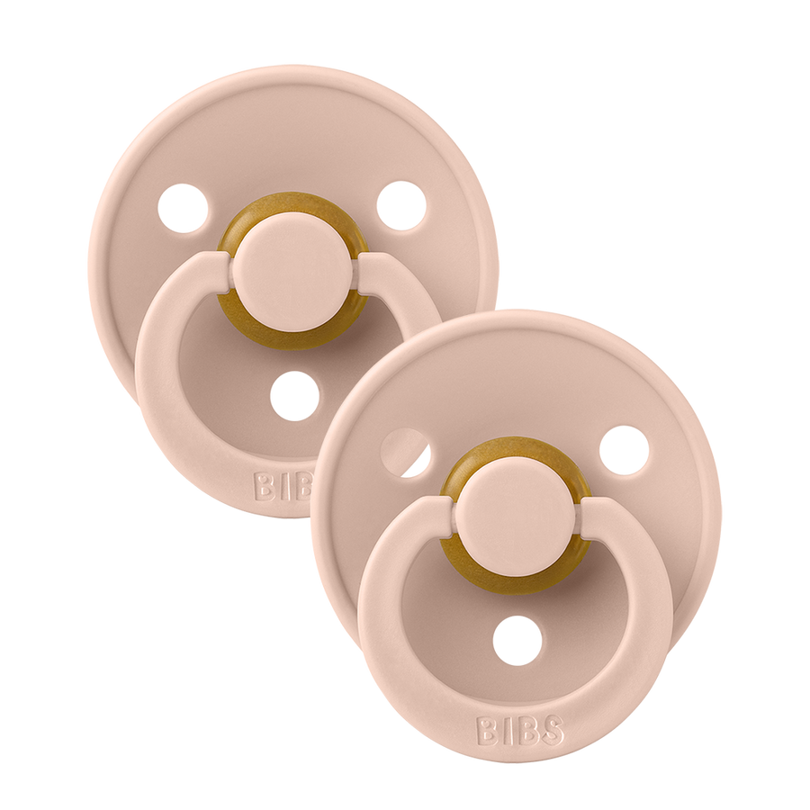 Colour Pacifiers 2 Pack - Blush/Blush