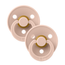 BIBS Colour 2 PACK Blush/Blush pacifiers