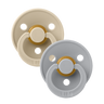 Colour Pacifiers 2 Pack - Vanilla/Cloud - Bibsworld store US