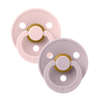 Colour Pacifiers 2 Pack - Blossom/Dusky Lilac - Bibsworld store US