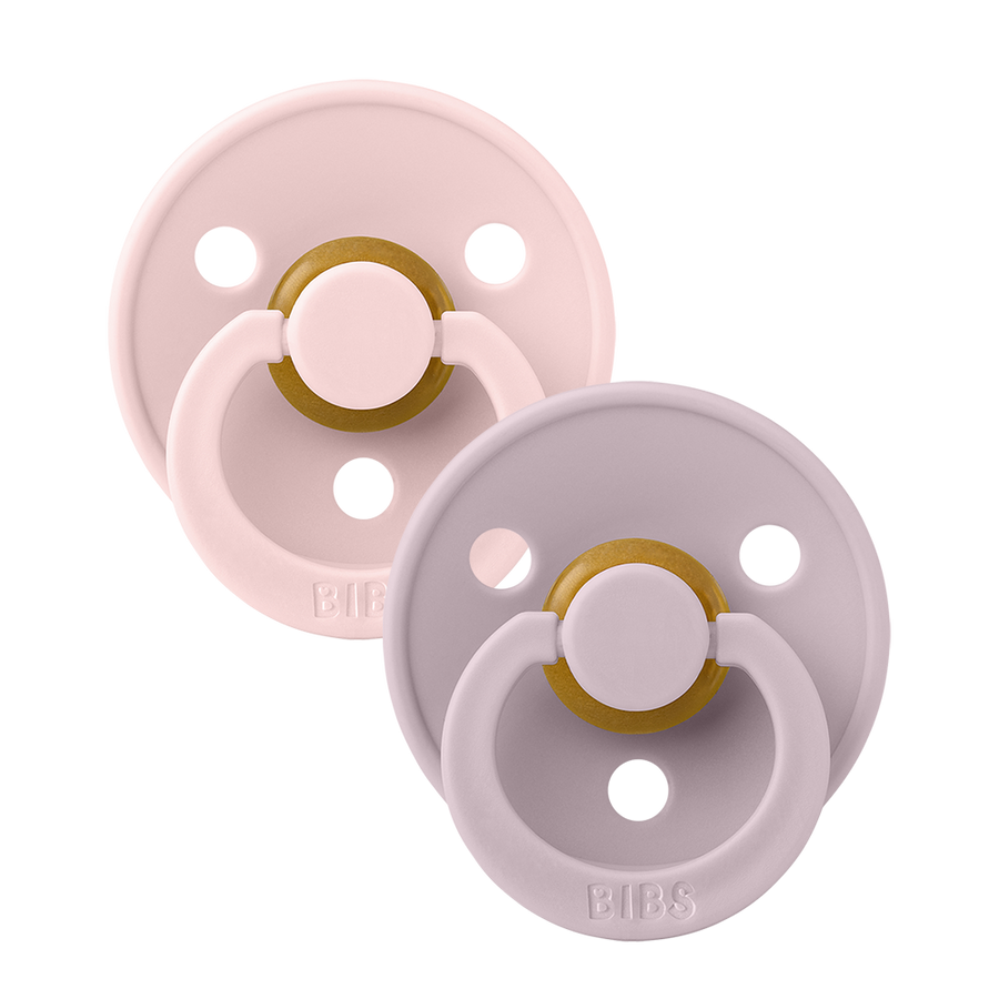 Colour Pacifiers 2 Pack - Blossom/Dusky Lilac