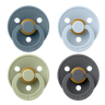 Colour Pacifiers 4 Pack - Petrol/Sage/Baby Blue/Iron - Bibsworld store US