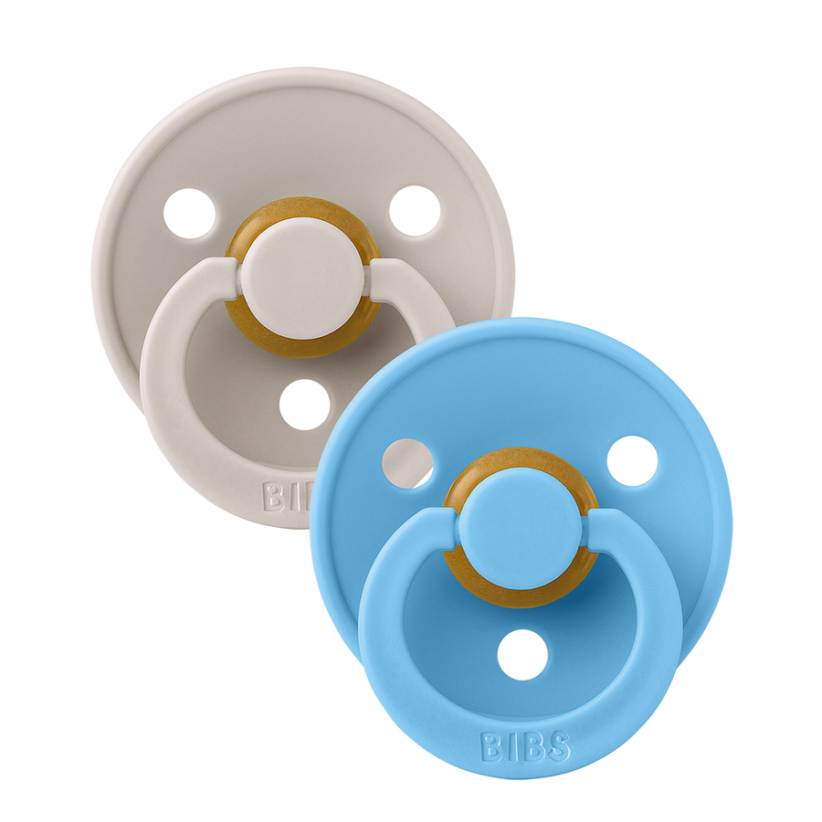 Colour Pacifiers 2 Pack - Mushroom/Breeze