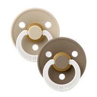 Colour GLOW 2 PACK - Vanilla/Dark Oak - BIBS