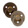 BIBS Colour 2 PACK Mocha/Dark Oak - BIBS EU