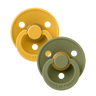 BIBS Colour 2 PACK Honey Bee/Olive - BIBS EU