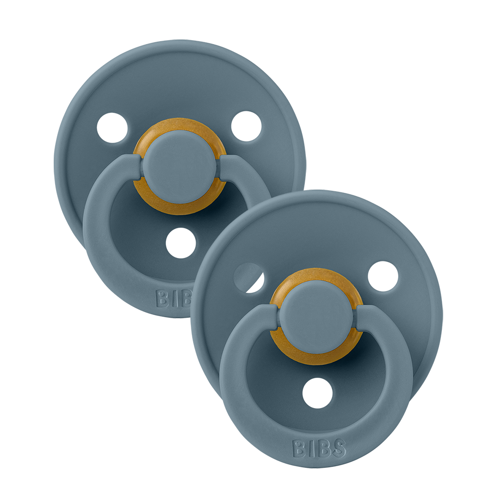 Colour Pacifiers 2 Pack - Petrol/Petrol