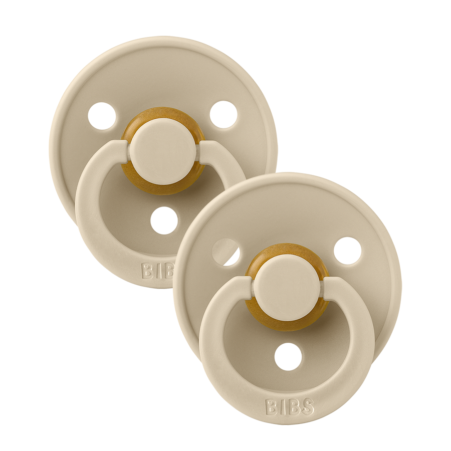 Colour Pacifiers 2 Pack - Vanilla/Vanilla