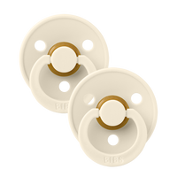 BIBS Colour 2 PACK Ivory/Ivory - BIBS EU