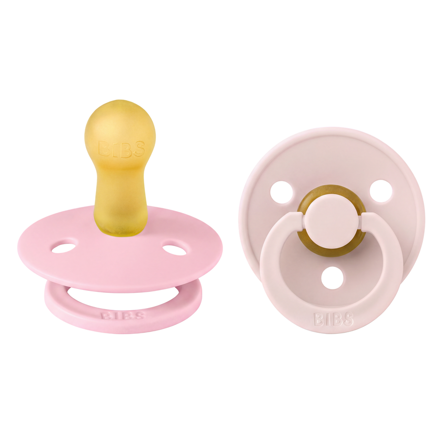 Colour Pacifiers 2 Pack - Petal/Baby Pink