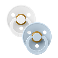 Colour 2 Pack - White/Baby Blue - BIBS