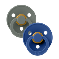 Colour Pacifiers 2 Pack - Pine/Cornflower - Bibsworld store US