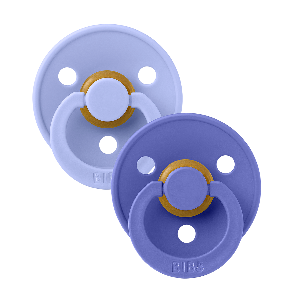 Colour Pacifiers 2 Pack - Hush/Grape