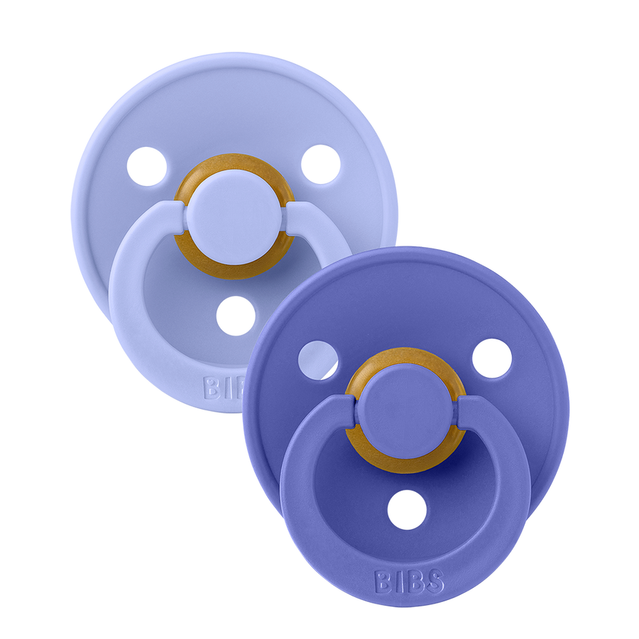 Colour Pacifiers 2 Pack - Hush/Grape