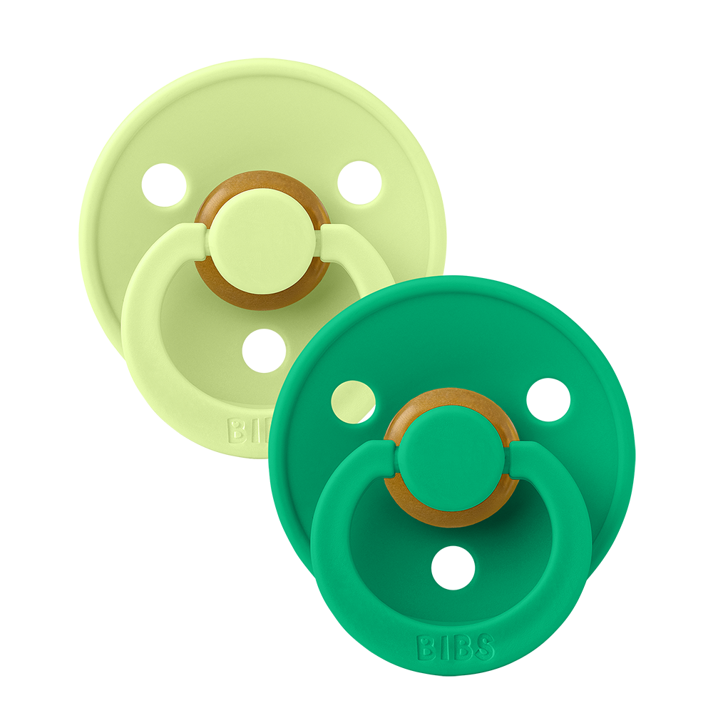 Colour Pacifiers 2 Pack - Matcha/Cactus
