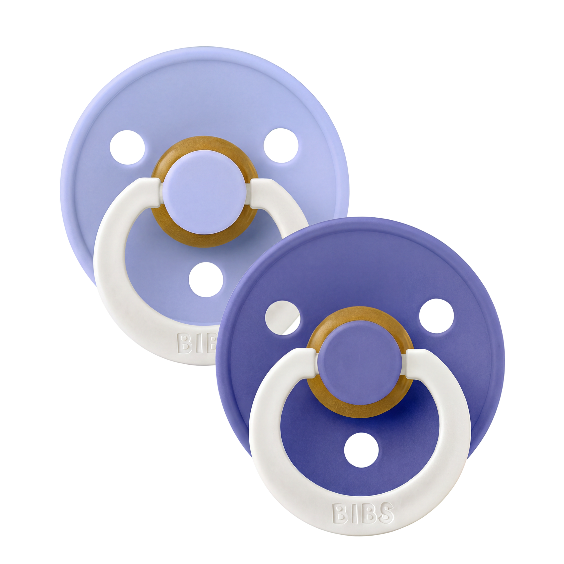 Colour GLOW Pacifiers 2 Pack - Hush/Grape