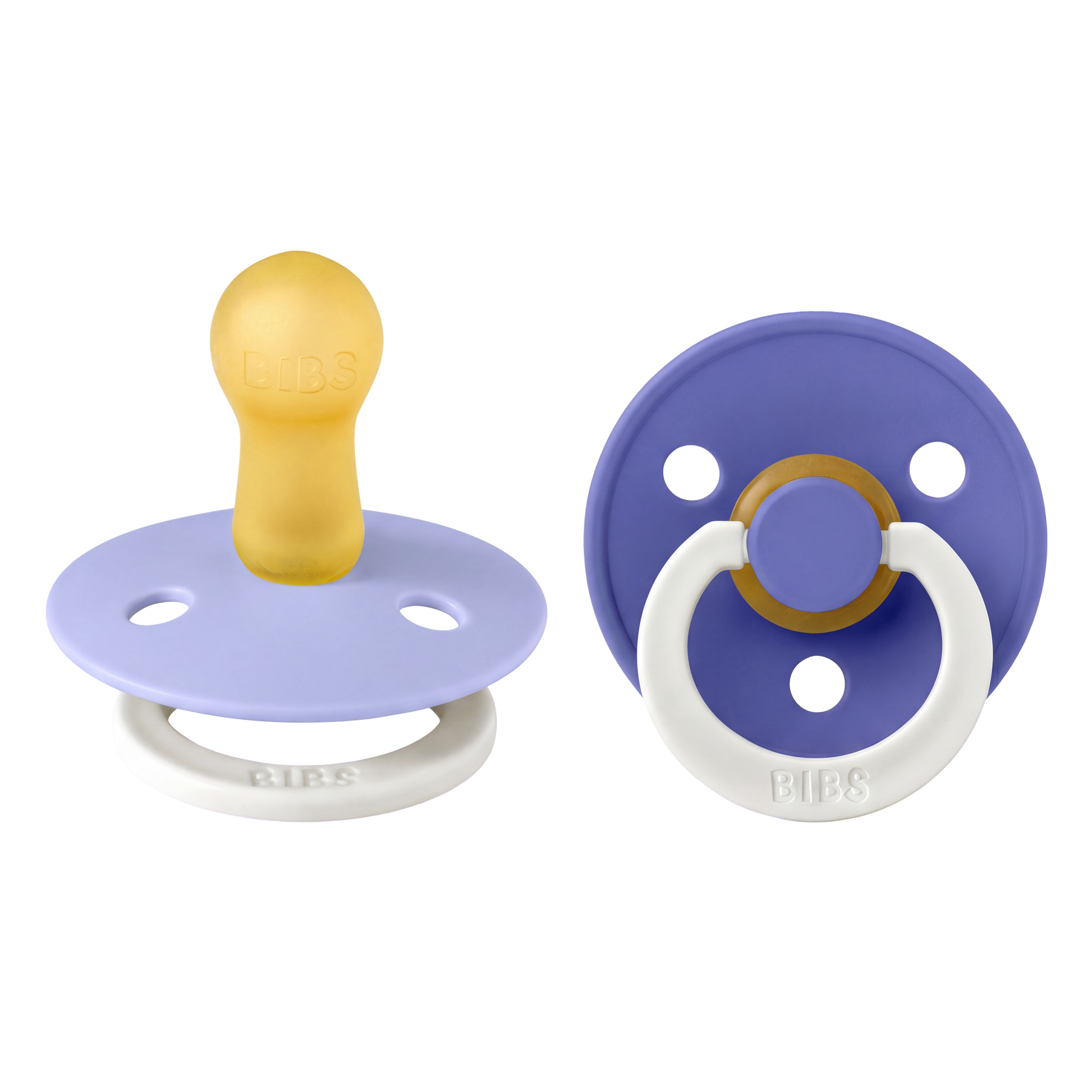 Colour GLOW Pacifiers 2 Pack - Hush/Grape