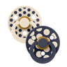 STUDIO Colour Pacifiers 2 Pack Polka - Ivory/Deep Space