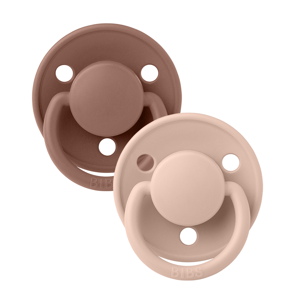 De Lux Pacifiers 2 Pack - Woodchuck/Blush