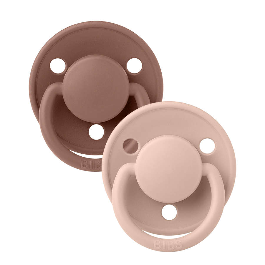 De Lux Pacifiers 2 Pack - Woodchuck/Blush