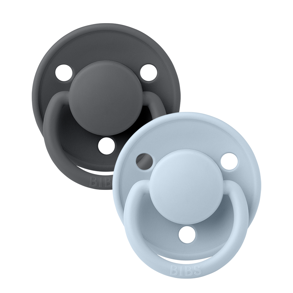 De Lux 2 Pack - Iron/Baby Blue