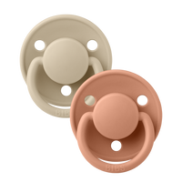 De Lux 2 PACK - Vanilla/Peach - BIBS