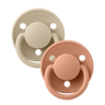 De Lux 2 PACK - Vanilla/Peach - BIBS
